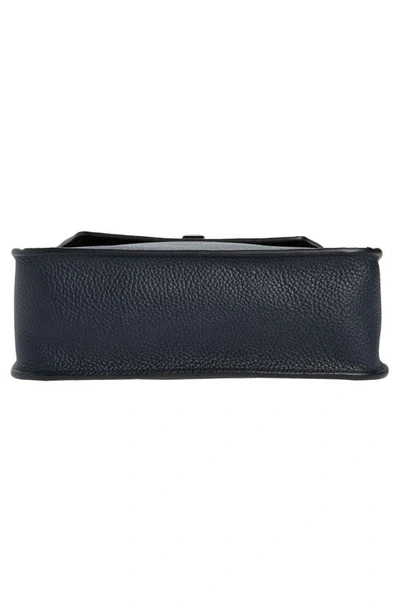Akris Small Anouk Leather Crossbody Bag In 078 Denim