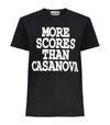 Moschino Casanova Printed Cotton Jersey T-shirt, Black