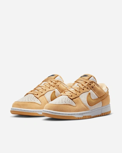 Shop Nike Dunk Low &#39;celestial Gold Suede&#39; In Yellow
