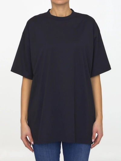 Shop Balenciaga Medium Fit T-shirt In Black/white