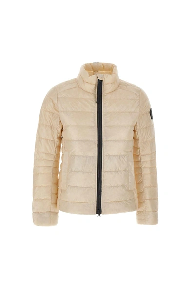Shop Canada Goose Cypress Jacket Down Jacket In White