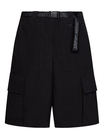 Shop Off-white Industrial Cargo Shorts In Grey