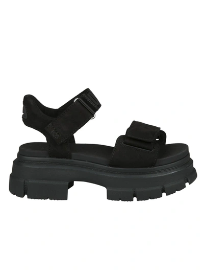 Shop Ugg Ashton Ankle Strap Sandals In Black