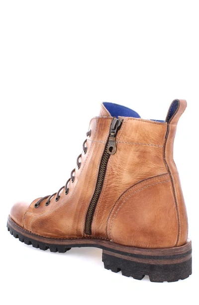 Bed Stu Old Bowen Trek Plain Toe Boot In Tan Rustic