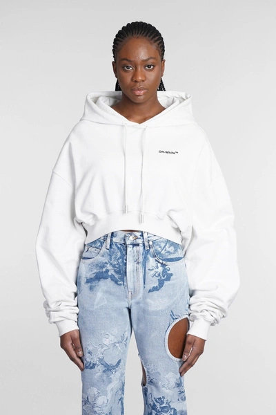 Shop Off-white Sweatshirt In White Cotton