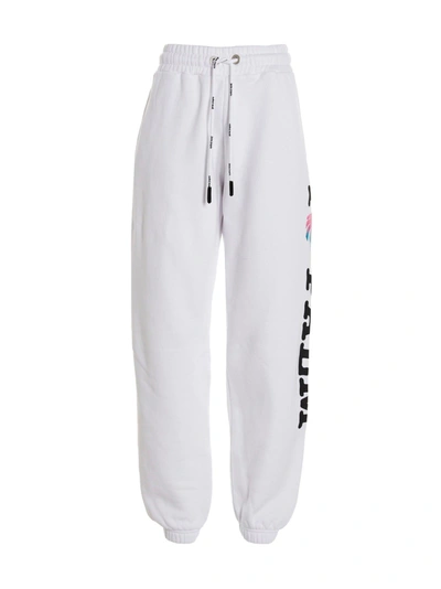 Shop Palm Angels I Love Pa Joggers In White