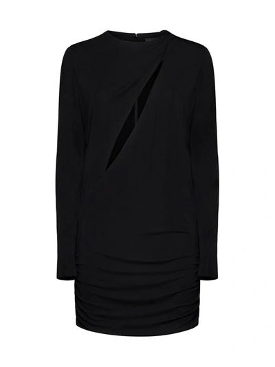Shop Versace Dress In Black