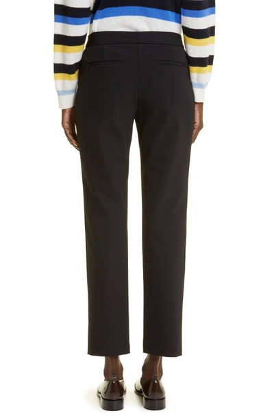 Shop Lafayette 148 Waldorf Straight Leg Ankle Pants In Black