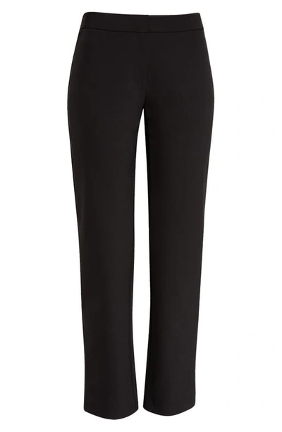 Shop Lafayette 148 Waldorf Straight Leg Ankle Pants In Black