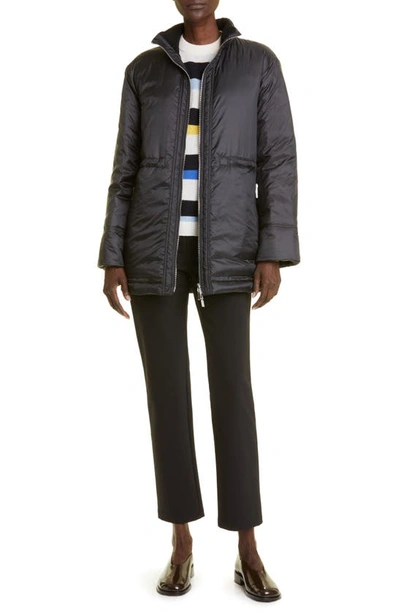 Lafayette 148 Stripe Cashmere Sweater In Navy Multi