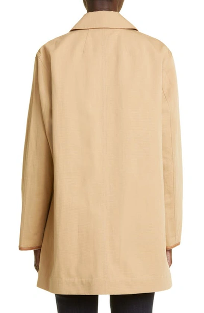 Lafayette 148 Cotton & Linen Coat In Semolina