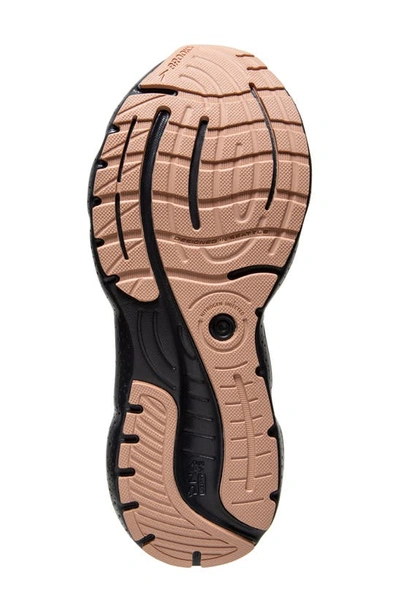 Brooks Glycerin Stealthfit 20 Running Shoe In Black/ Ebony/ Maple