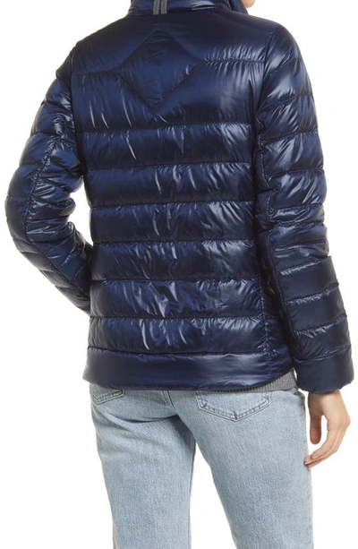 Shop Canada Goose Cypress Packable 750-fill-power Down Puffer Jacket In Atlantic Nvy-bleu Mar Atlan