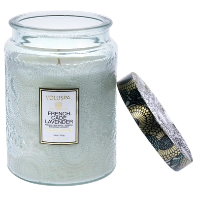 Shop Voluspa French Cade Lavender - Large By  For Unisex - 18 oz Candle In Multi