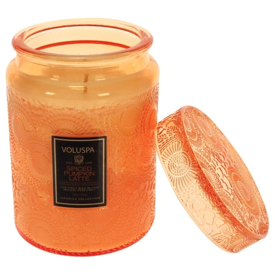 Shop Voluspa Spiced Pumpkin Latte - Large By  For Unisex - 18 oz Candle In Multi