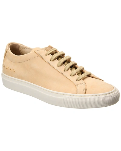 Shop Common Projects Original Achilles Leather Sneaker In Beige