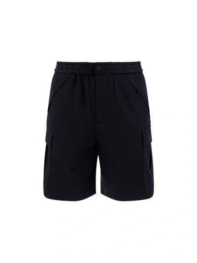 Shop Burberry Capleton Shorts In Black