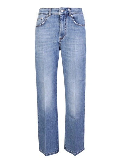 Shop Stella Mccartney Logo Patch Flared Jeans In Default Title