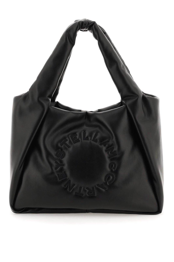 Stella McCartney Stella Logo puffer tote bag - Black