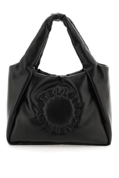Shop Stella Mccartney Logo Embroidered Puffy Tote Bag In Default Title