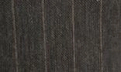 Shop Max Mara Rea Pinstripe Straight Leg Wool Blend Jersey Trousers In Dark Grey