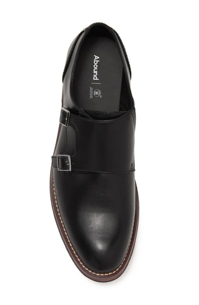 Abound Nico Double Monk Strap Loafer In Black