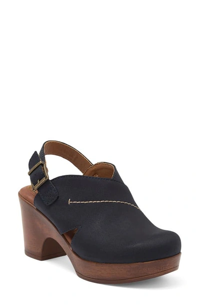 Shop B O C By Born B O C By Børn Cecila Platform Clog In Navy Nubuck