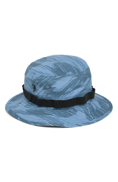 Shop Oakley Tempo Print Bucket Hat In Copen Blue
