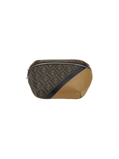 Shop Fendi Fanny Pack In Brown