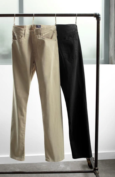 Shop Ag Everett Sueded Stretch Sateen Straight Fit Pants In Rocky River