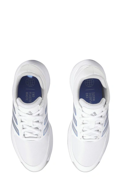 Shop Adidas Golf Tech Response 3.0 Golf Shoe In White/ Silver/ Blue