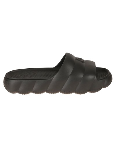 Shop Moncler Lilo Sliders In 999