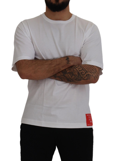 Shop Dolce & Gabbana White Dg Logo Patch Short Sleeve Men's T-shirt