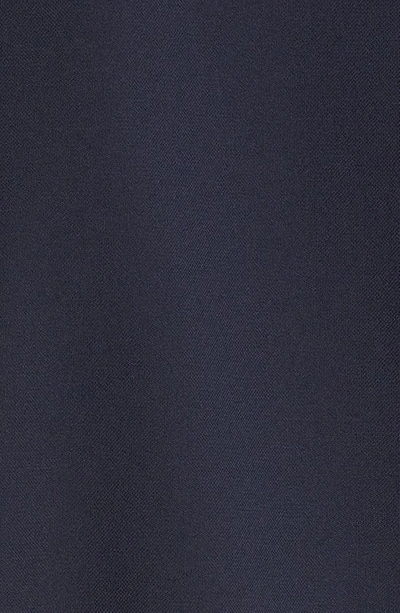 Cinq À Sept Elina Ruched Button-front Mini Dress In Navy