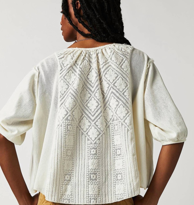 Shop Free People Mae Top In Ivory In White