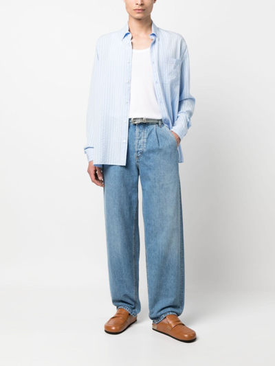 Another Aspect Blue Another 1.0 Shirt In Blue