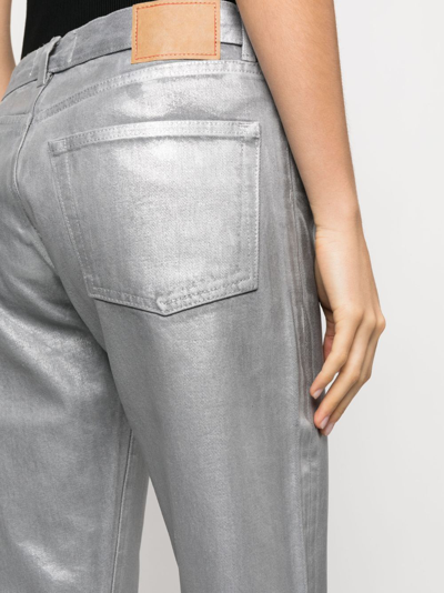 Shop Jeanerica Rodeo Straight-leg Jeans In Grey