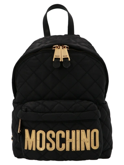 Shop Moschino Logo Midi Backpack