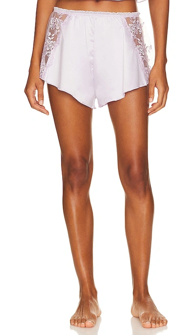 Shop Kat The Label Riley Short In Lilac