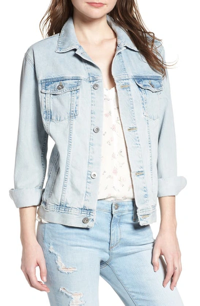 Shop Ag Nancy Denim Jacket In Shattered Indigo