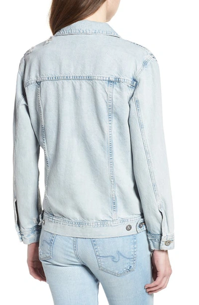 Shop Ag Nancy Denim Jacket In Shattered Indigo