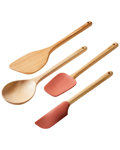 Shop Ayesha Curry 4pc Cooking Utensil Set In Red