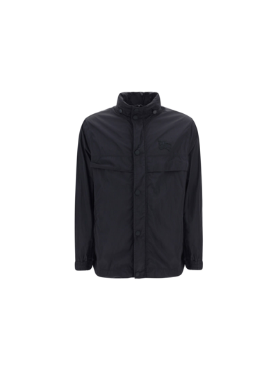Shop Burberry Harrogate Jacket In Black