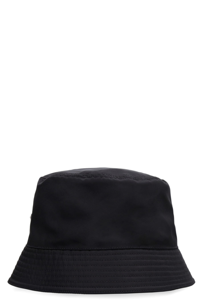 Shop Prada Re-nylon Hat In Nero