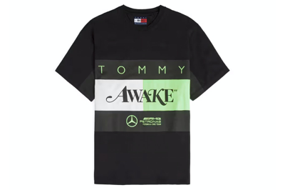 Pre-owned Awake X Tommy X Mercedes-amg F1 Flag Tee Black
