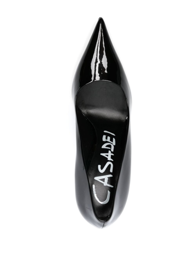 Casadei Superblade 100mm Pointed-toe Pumps In Black