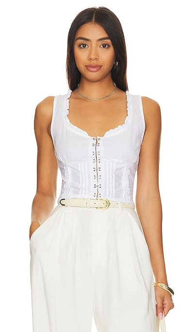 Shop Free People Amelia Corset Top In White