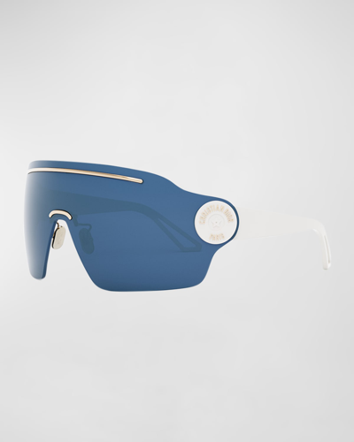 Shop Dior Pacific M1u Sunglasses In White Other Blue