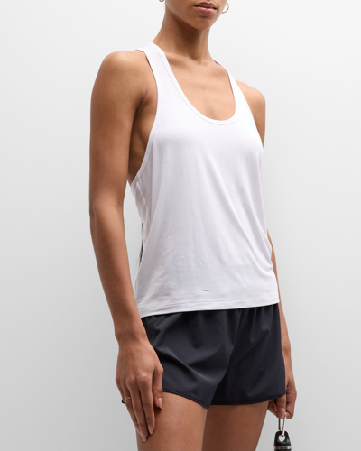 Shop Alo Yoga All Day Tank Top In White
