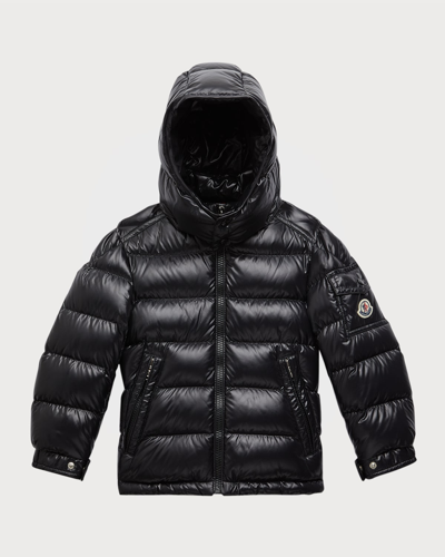 Shop Moncler Kid's  Maya Puffer Jacket In 999 Black